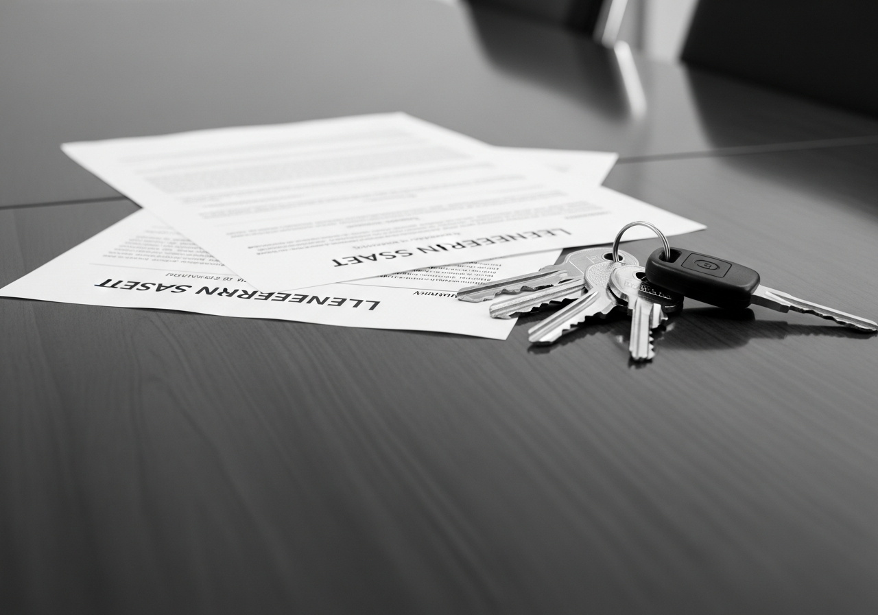 Lease documents and keys